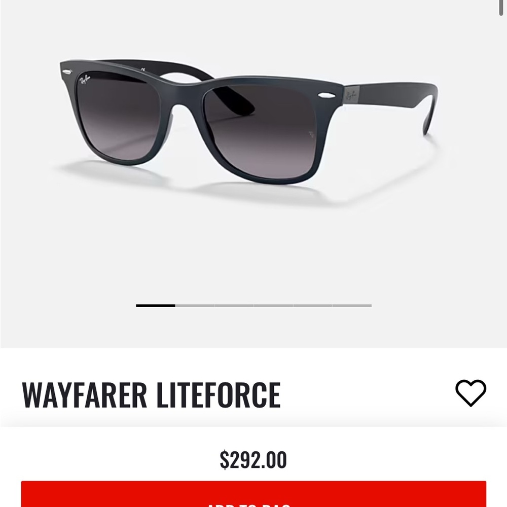 Wayfarer Liteforce Navy Sunglasses